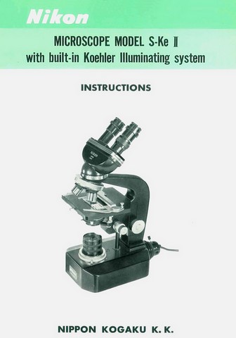 Nikon S-Ke II Microscope Instructions