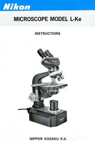 Nikon L-Ke Microscope Instructions