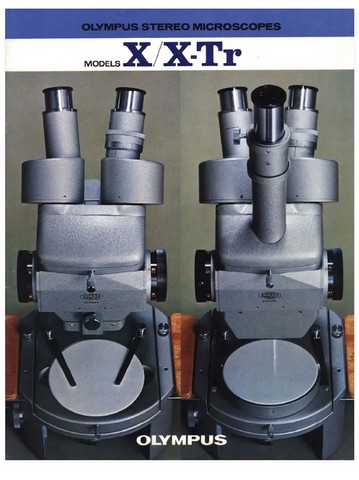 Olympus X and X-Tr Stereomicroscope Brochure