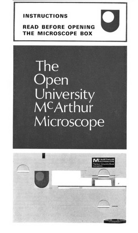 McArthur Open Univeristy Microscope Instructions