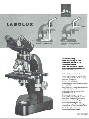 Leitz Labolux Microscope Brochure