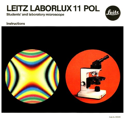 Leitz Laborlux 11 POL Microscope Instructions