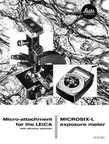 Leitz Micro-Attachment and Microsix-L Brochure
