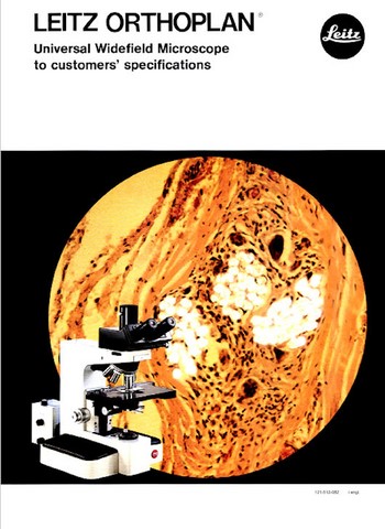 Leitz Orthoplan Microscope Brochure