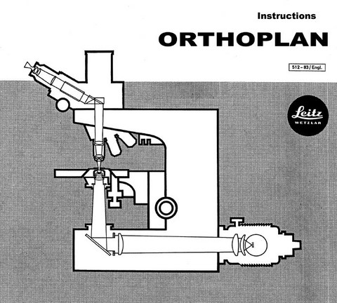 Leitz Orthoplan Microscope Instructions