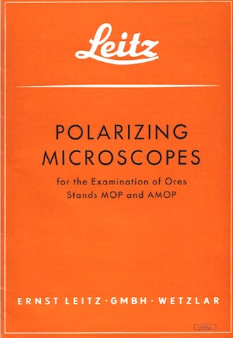 Leitz Polarizing Microscopes Stand MOP and AMOP Brochure