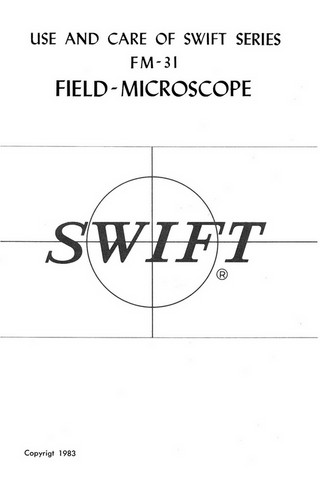 Swift-FM-31 Microscope Manual