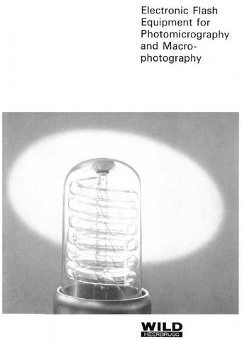 Wild Electronic Flash Equipment for Photomicrography and Macorphotography Brochure