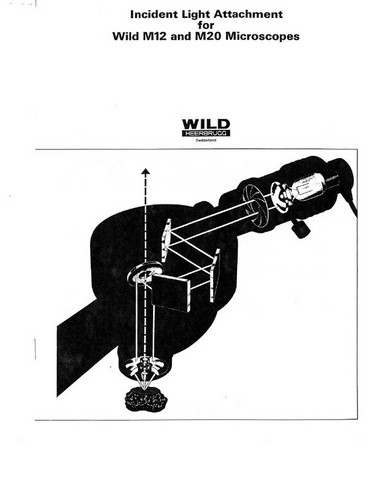 Wild Incident Light Attachment for Wild M12 and M20 Microscopes
