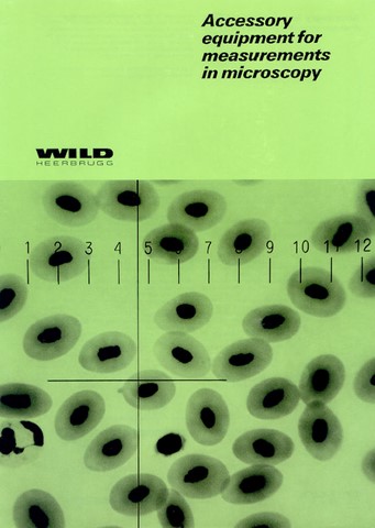 Wild Microscope Accessory Equipment for Measurments Brochure