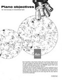 Leitz Microscope Plano Objectives Brochure