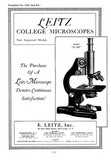 Leitz College Microscopes circa 1930 Brochure