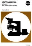 Leitz Dialux 20 Laboratory Microscope Instructions