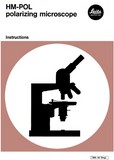 Leitz HM-POL Polarizing Microscope Instructions