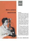 Leitz Micro Camera Attachments Brochure