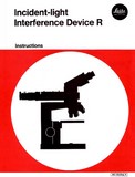Leitz Microscope Incident Light Interference Device R