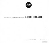 Leitz Ortholux Microscope Instructions