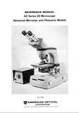 American Optical Series 20 Microscope Manual