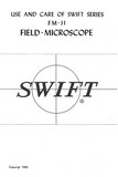 Swift-FM-31 Microscope Manual