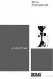 Wild Micro-Photoautomat Manual